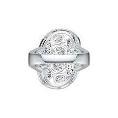 Sterling Silver Semi Mount Ring Setting Oval OV 5X4mm DHJ