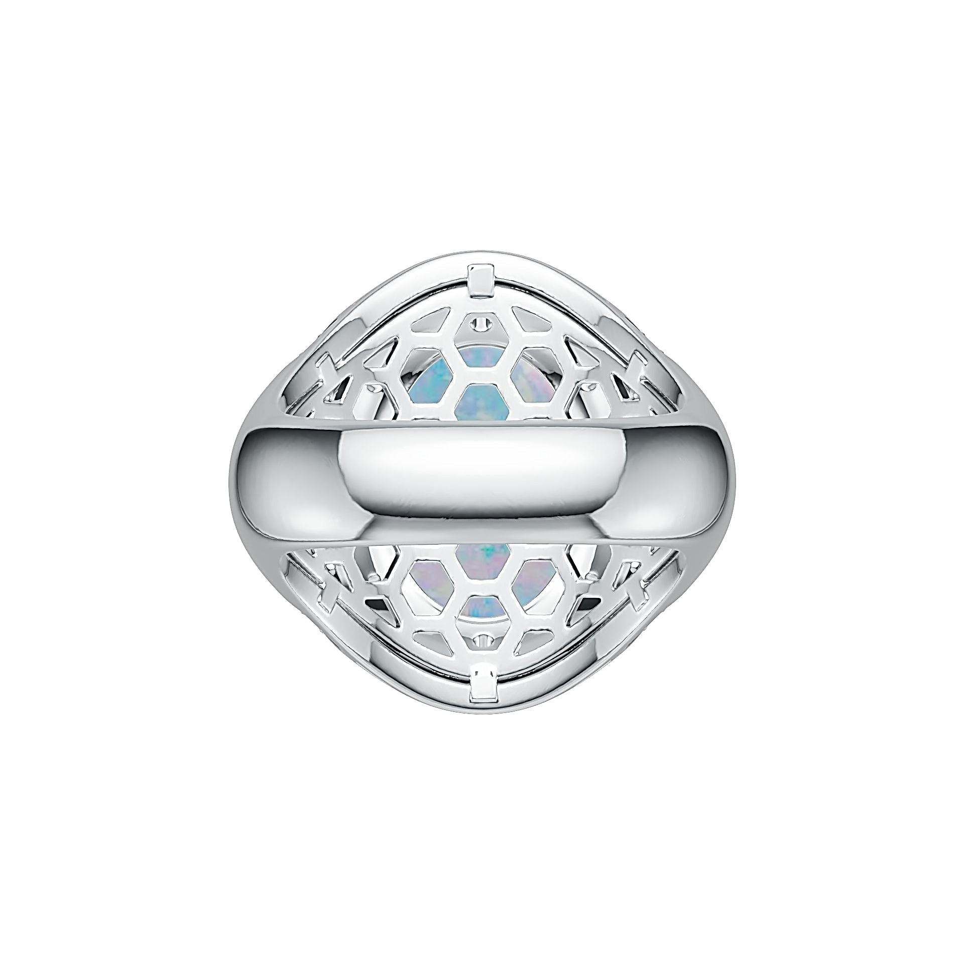 Sterling Silver Semi Mount Ring Setting Oval OV 16x12mm Cabochon Syzjewelry