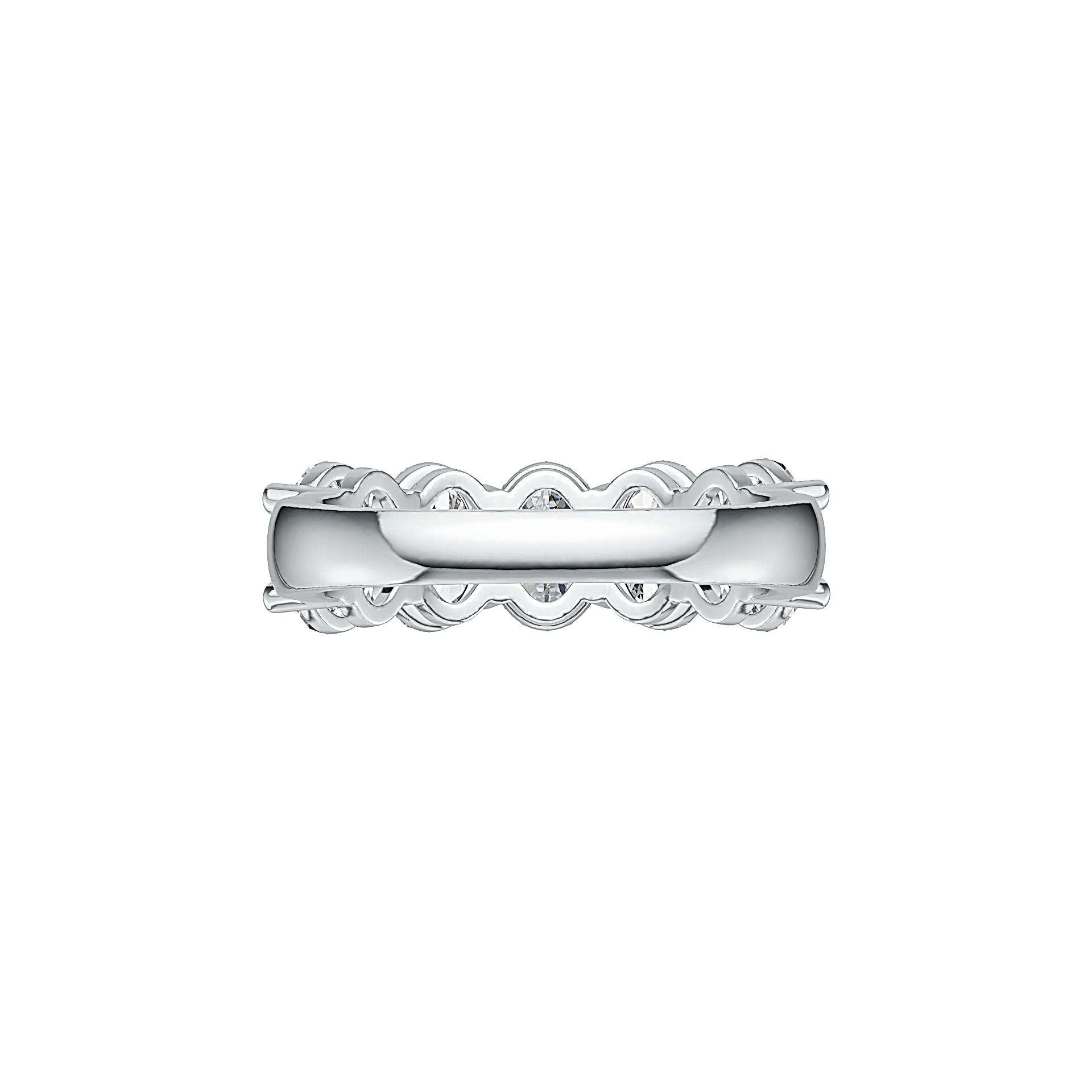 Sterling Silver Semi Mount Ring Setting Oval OV 7X5mm DHJ