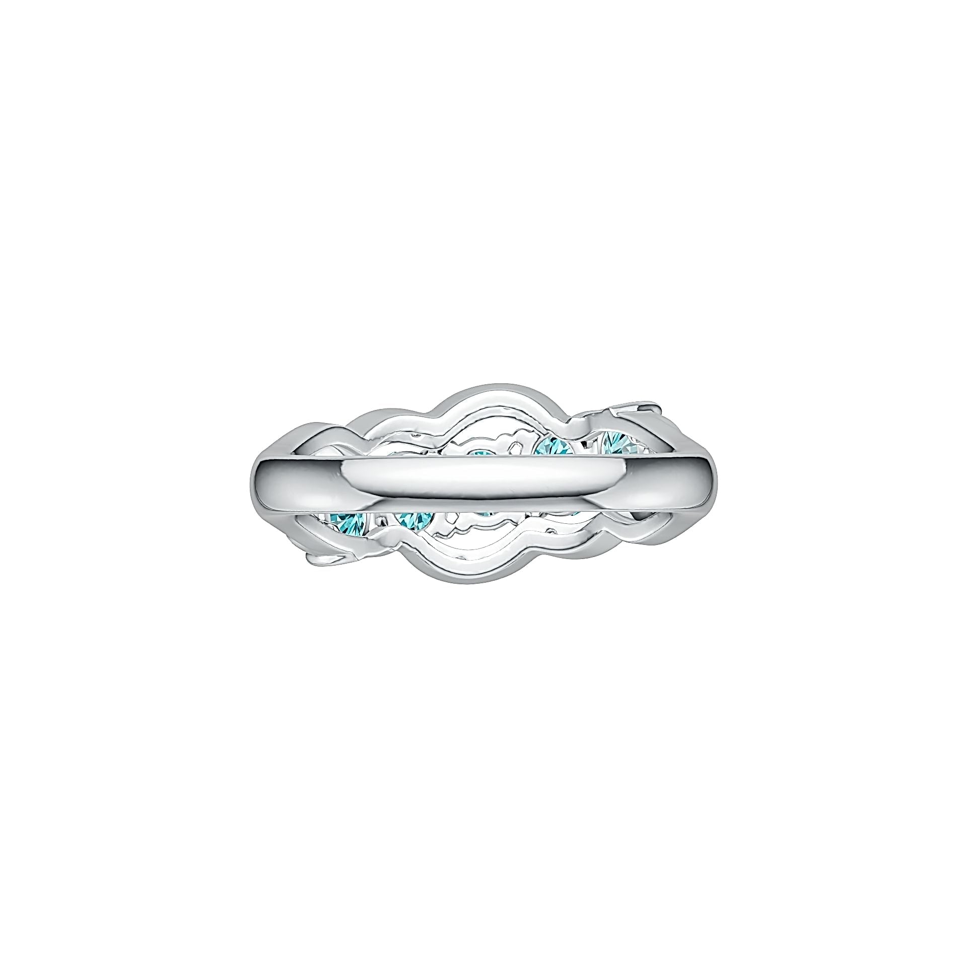 Sterling Silver Semi Mount Ring Setting Oval OV 5X4mm DHJ