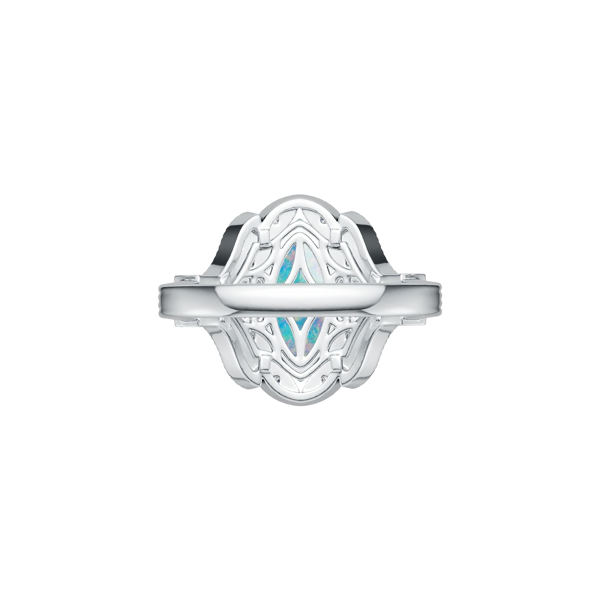 Sterling Silver Semi Mount Ring Setting Marquise MQ 14X7mm Cabochon DHJ