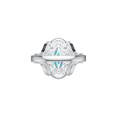 Sterling Silver Semi Mount Ring Setting Marquise MQ 14X7mm Cabochon DHJ