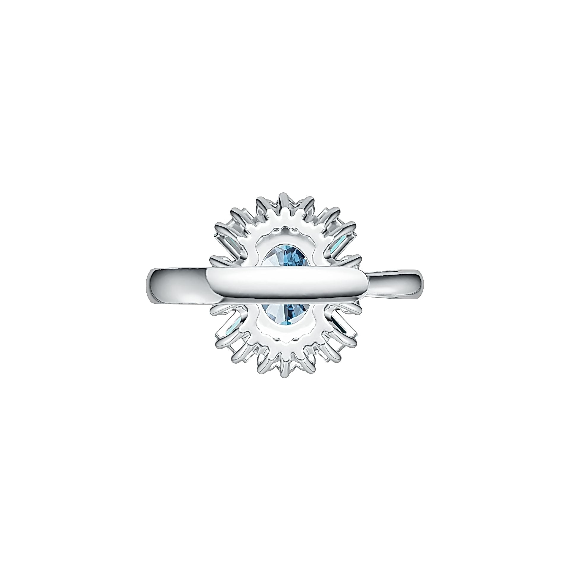 Sterling Silver Semi Mount Ring Setting Oval OV 8x6mm Syzjewelry