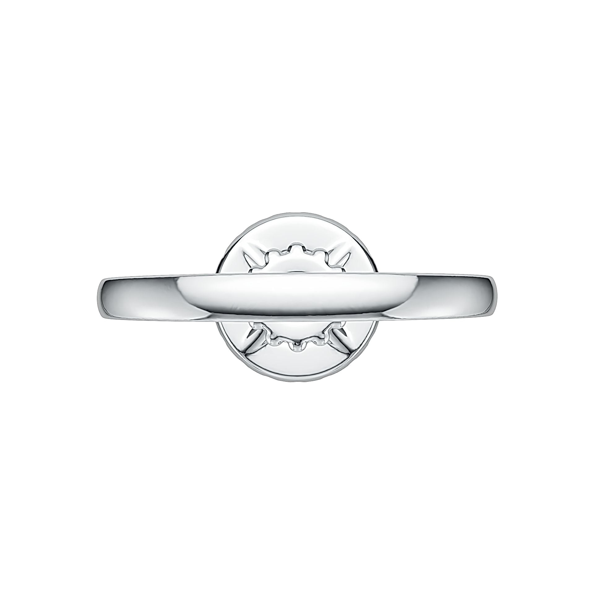 10K Gold Semi Mount Ring Setting Round RD 6.5x6.5mm Hidden Halo Engagement Ring DHJ