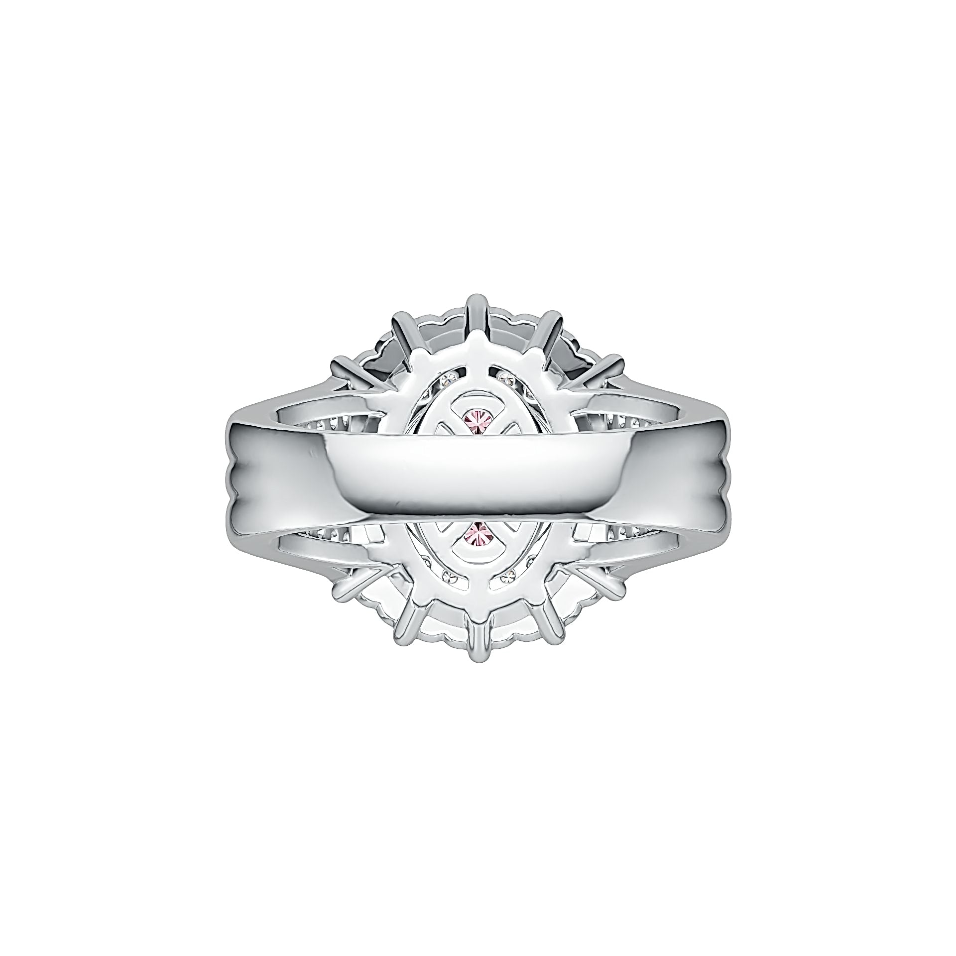 Sterling Silver Semi Mount Ring Setting Round RD 2.5mm DHJ