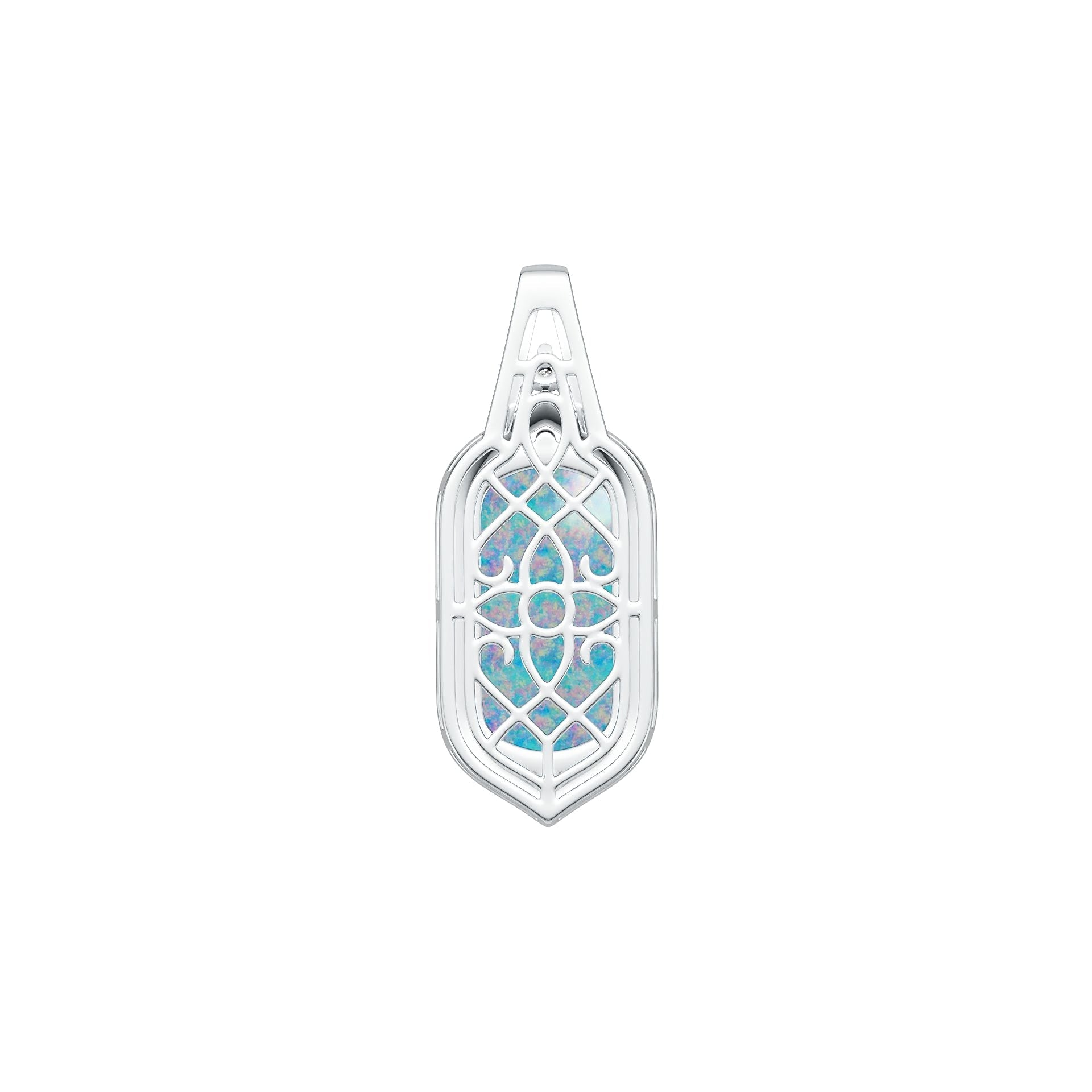 Sterling Silver Semi Mount Pendant Setting Oval OV 20X10mm Cabochon DHJ
