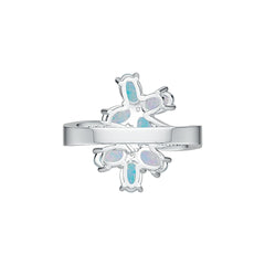 Sterling Silver Semi Mount Ring Setting Oval OV 6X4mm DHJ