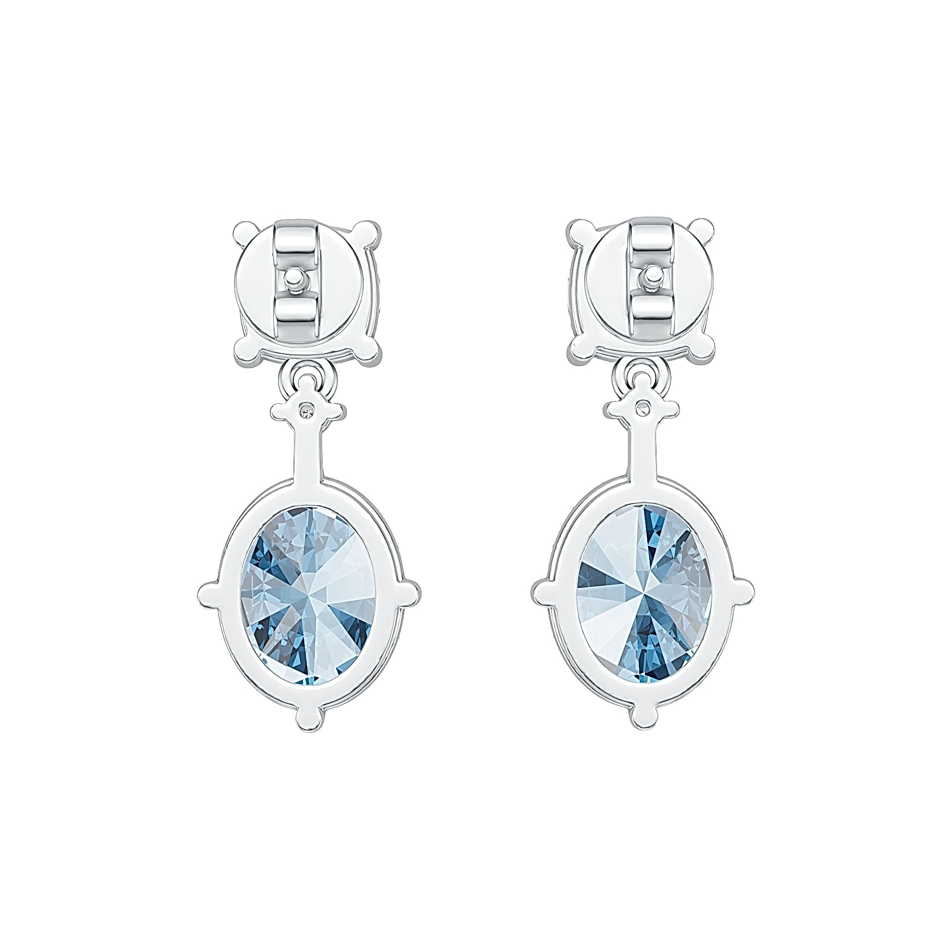 Sterling Silver Semi Mount Earrings Setting Oval OV 10X8mm CU 6X6mm DHJ