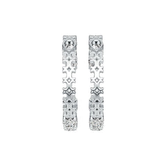 Sterling Silver Semi Mount Earrings Setting Oval OV 7X5mm Hoop DHJ