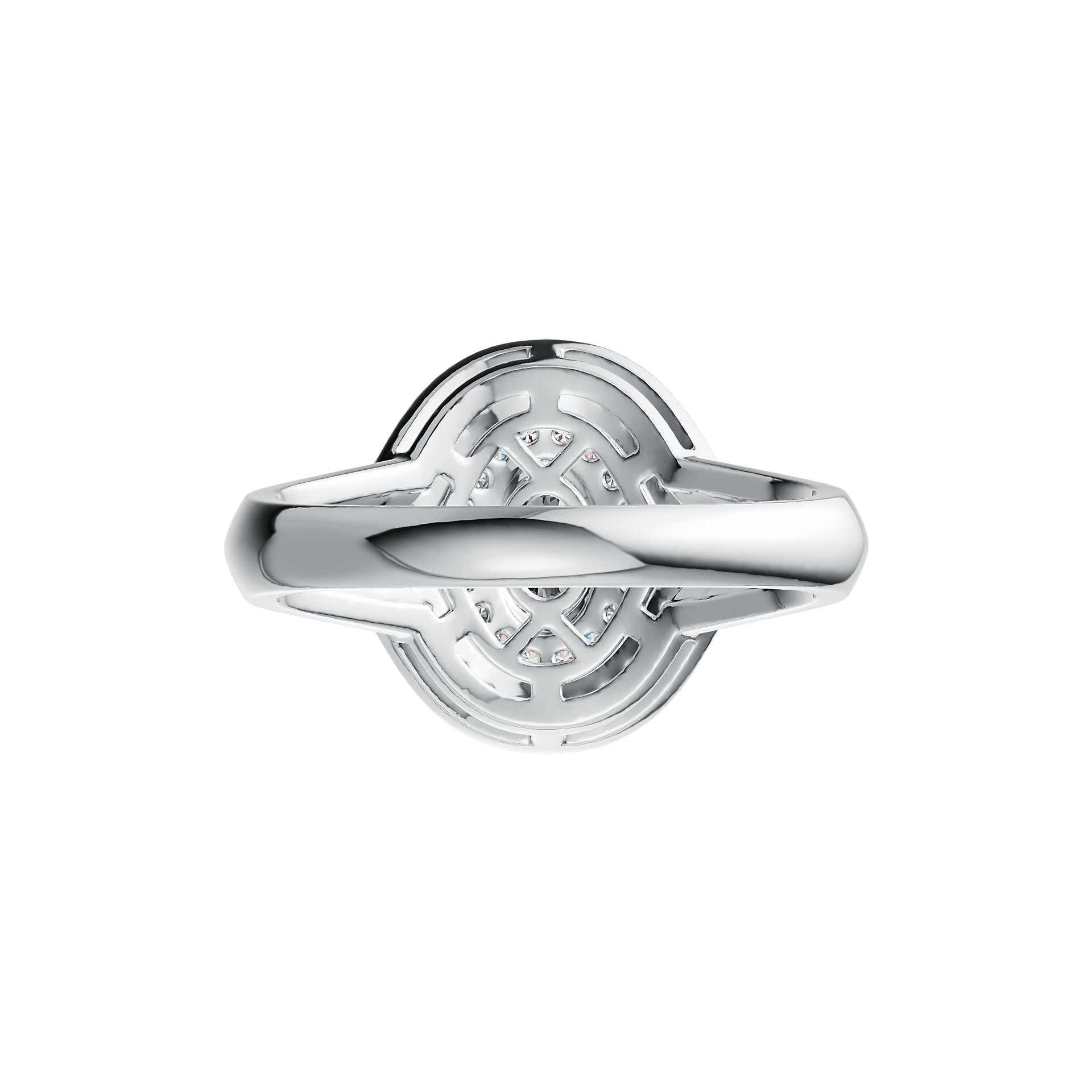 Sterling Silver Semi Mount Ring Setting Oval OV 7X5mm DHJ