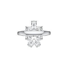 Sterling Silver Semi Mount Ring Setting Oval OV 5X4mm DHJ