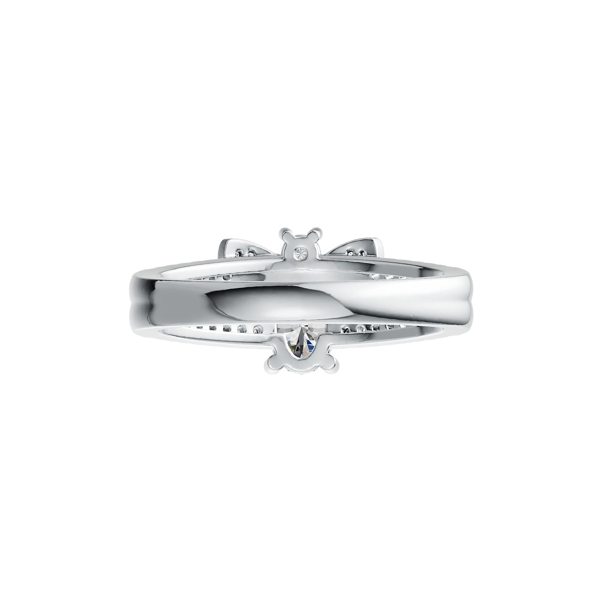 Sterling Silver Semi Mount Ring Setting Oval OV 7X5mm DHJ