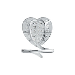 Sterling Silver Semi Mount Ring Setting Round RD 3.5mm DHJ
