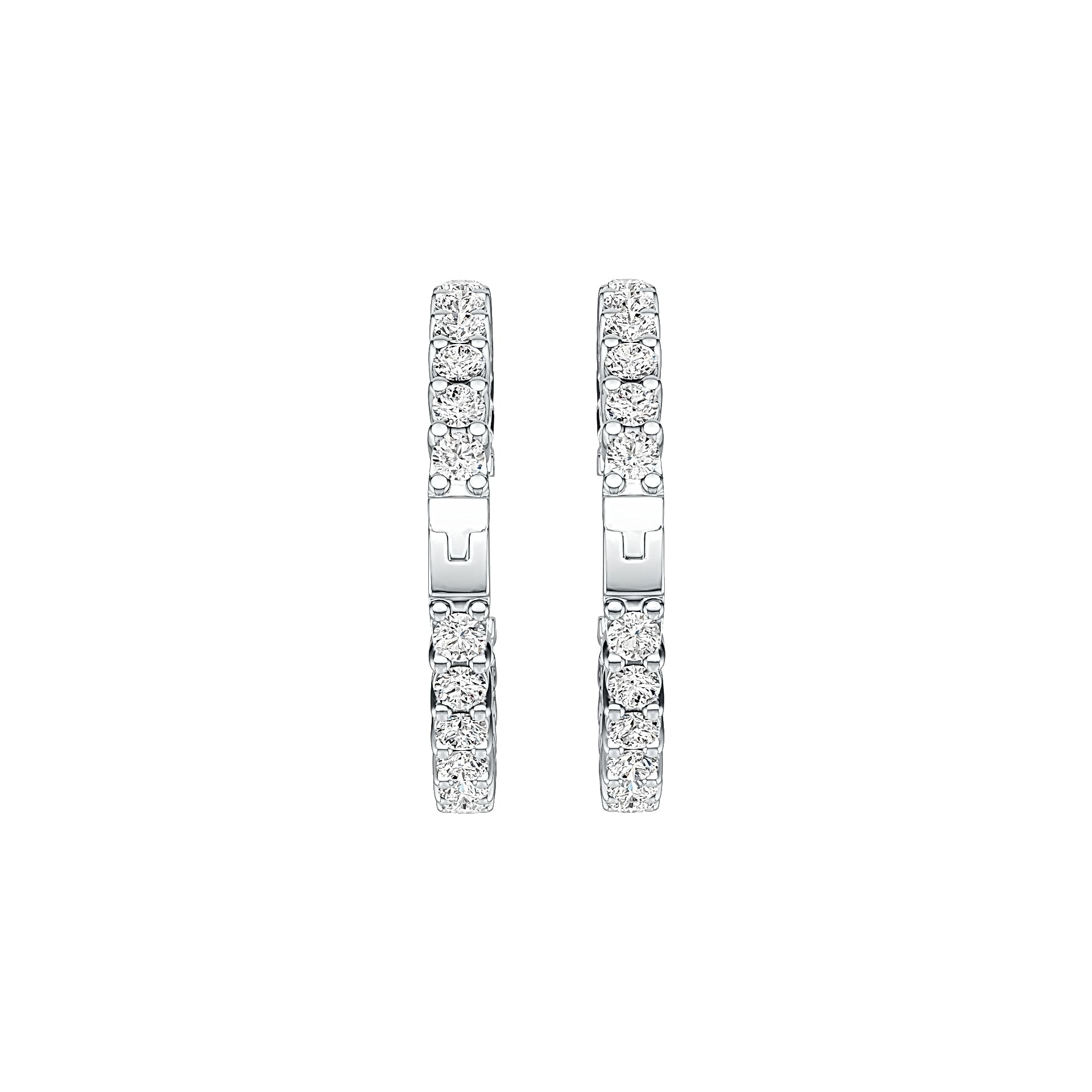 Sterling Silver Semi Mount Earrings Setting Round RD 2x2mm DHJ