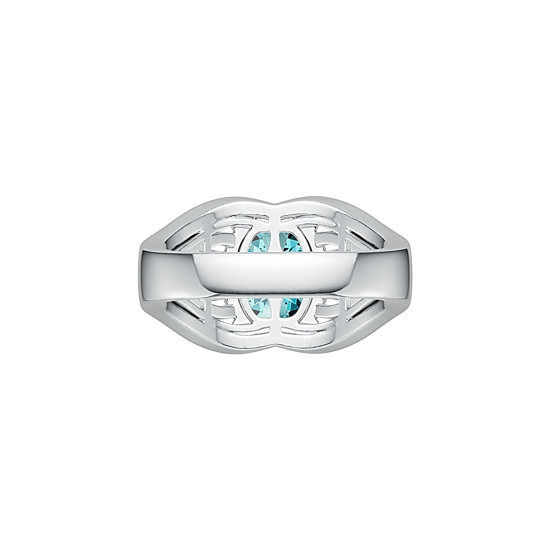 Sterling Silver Semi Mount Ring Setting Oval OV 11.6x9.5mm DHJ
