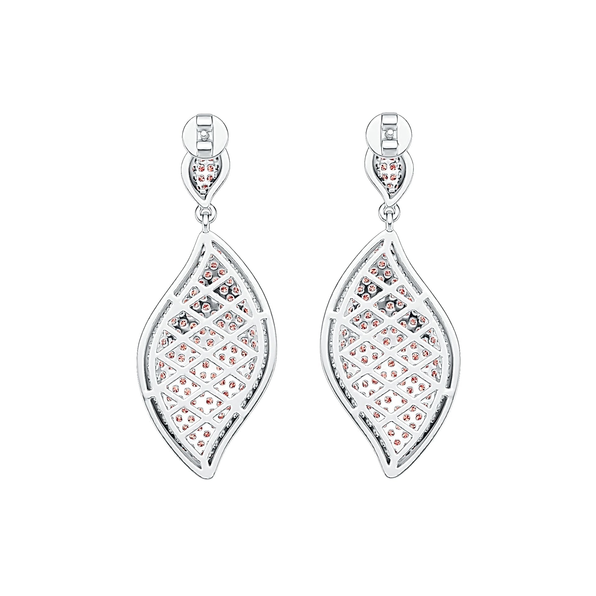 Sterling Silver Semi Mount Earrings Setting Round RD 1.25mm DHJ