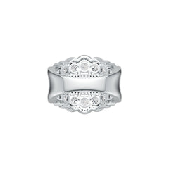 Sterling Silver Semi Mount Ring Setting Round RD 3.75mm DHJ