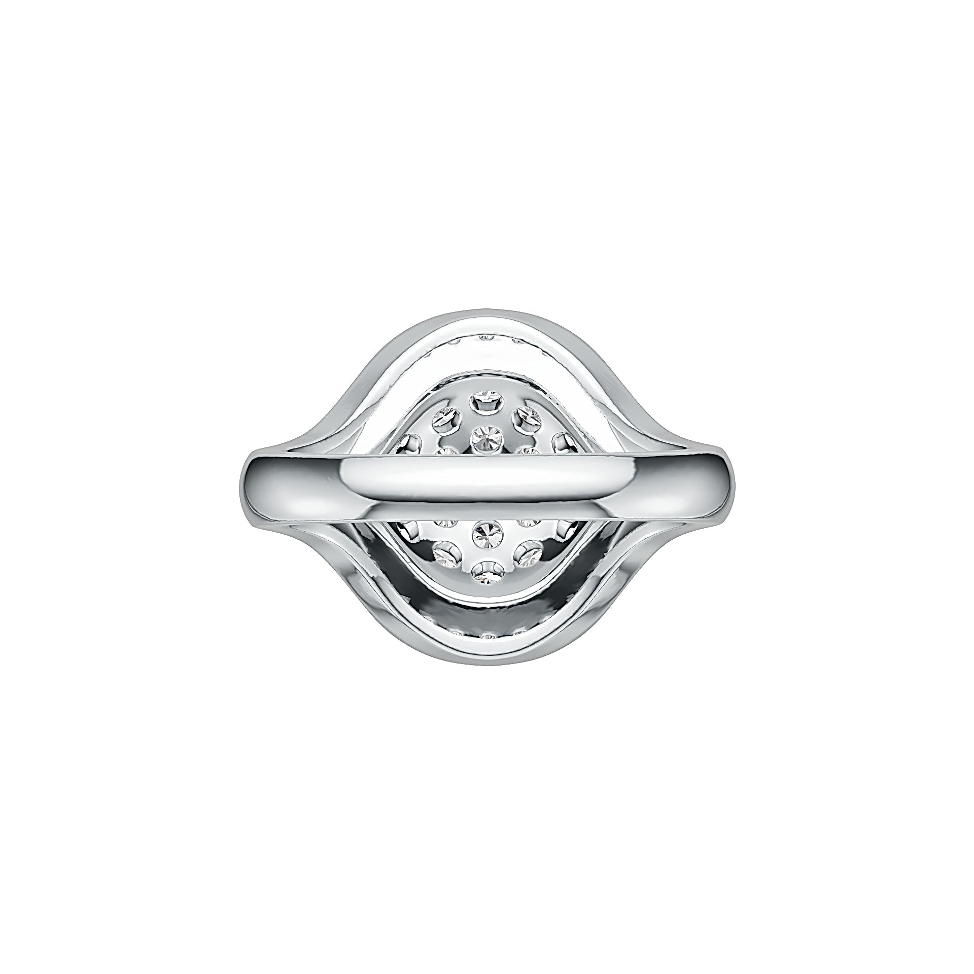Sterling Silver Semi Mount Ring Setting Round RD 2.5mm DHJ