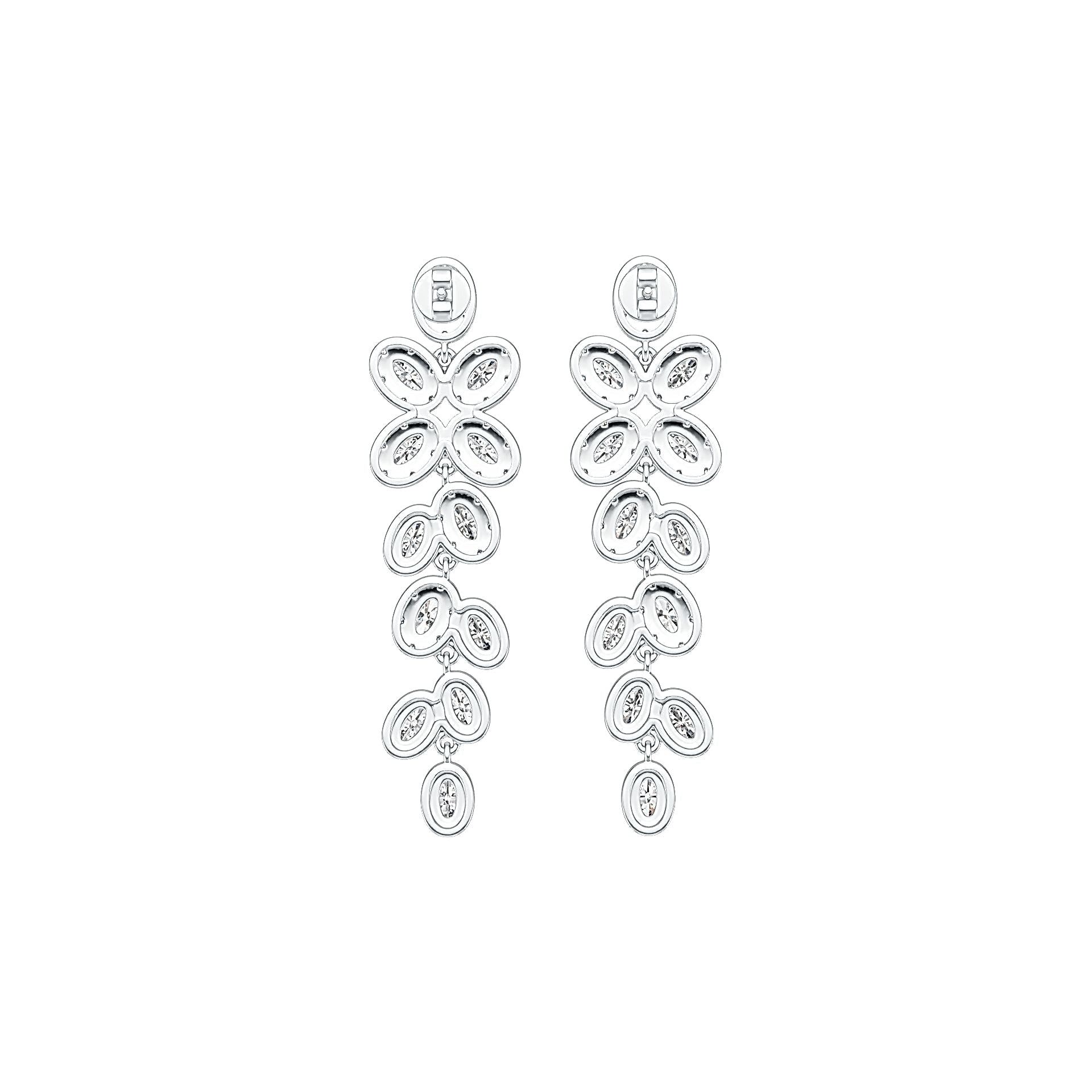 Sterling Silver Semi Mount Earrings Setting Oval OV 5x3mm Syzjewelry