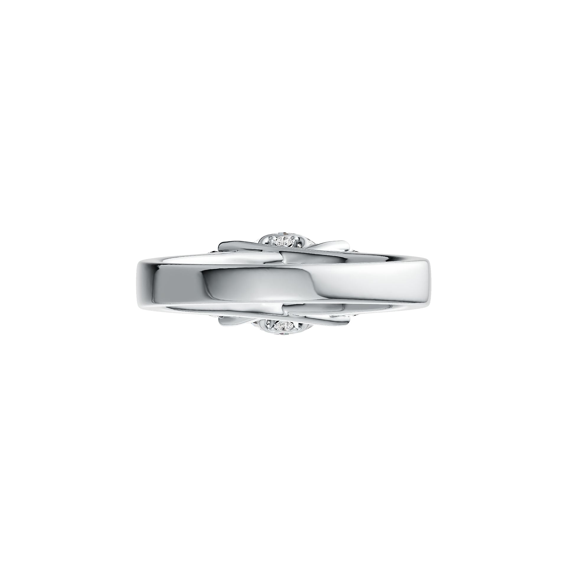 Sterling Silver Semi Mount Ring Setting Round RD 8X8mm PE 7X5mm DHJ