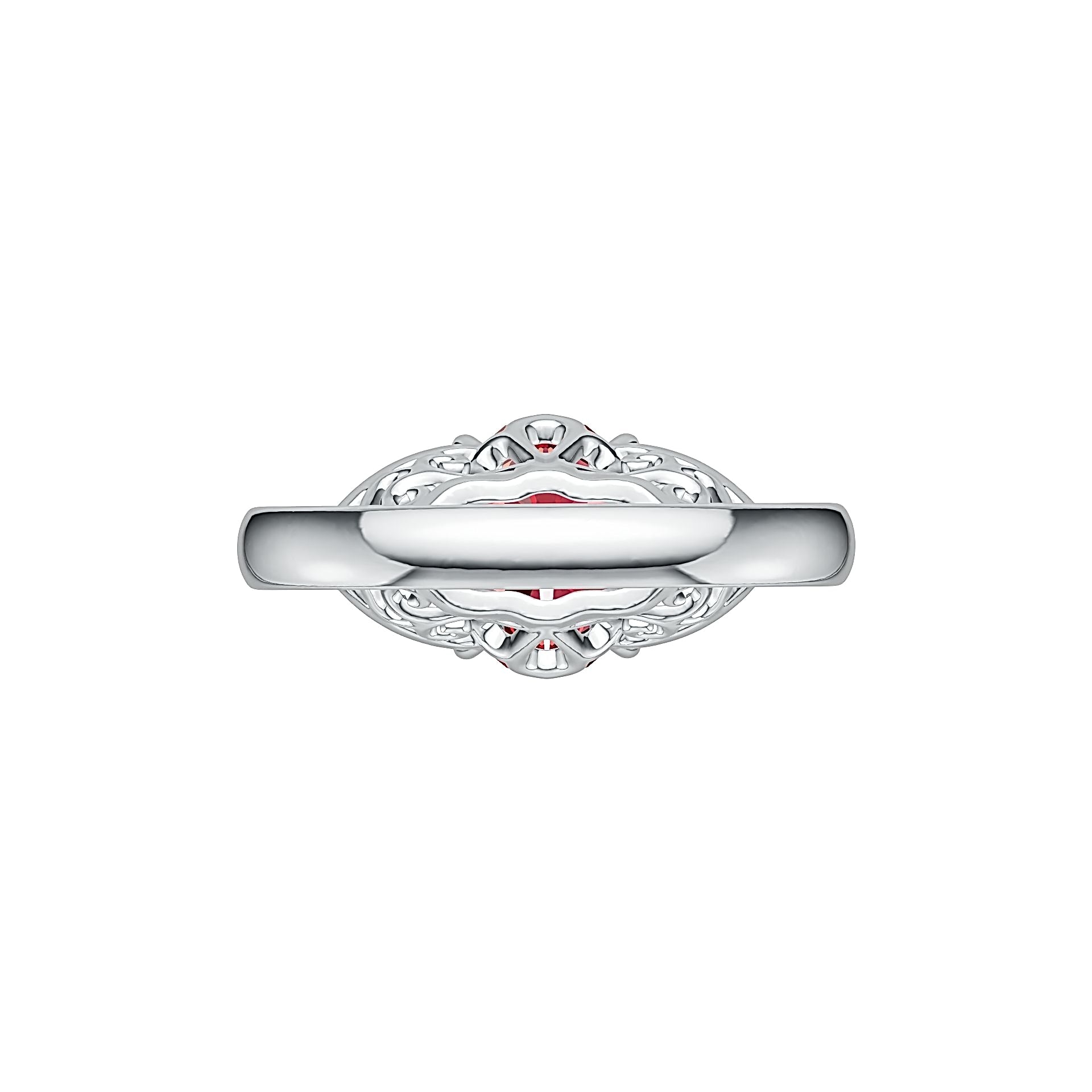 Sterling Silver Semi Mount Ring Setting Oval OV 11X4mm DHJ