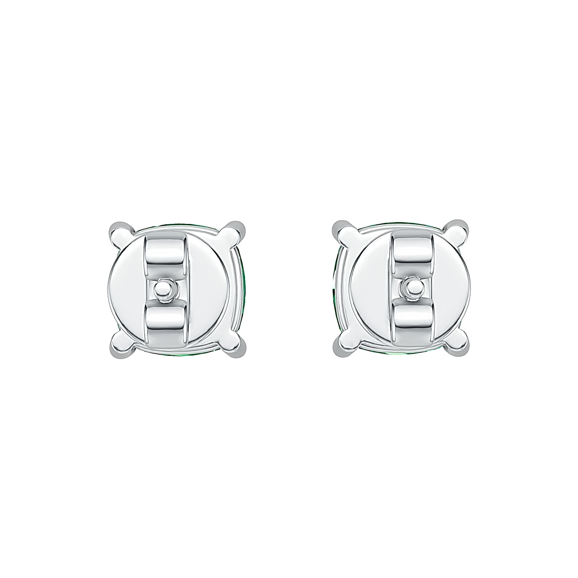 Sterling Silver Semi Mount Earrings Setting Cushion 6x6mm DHJ
