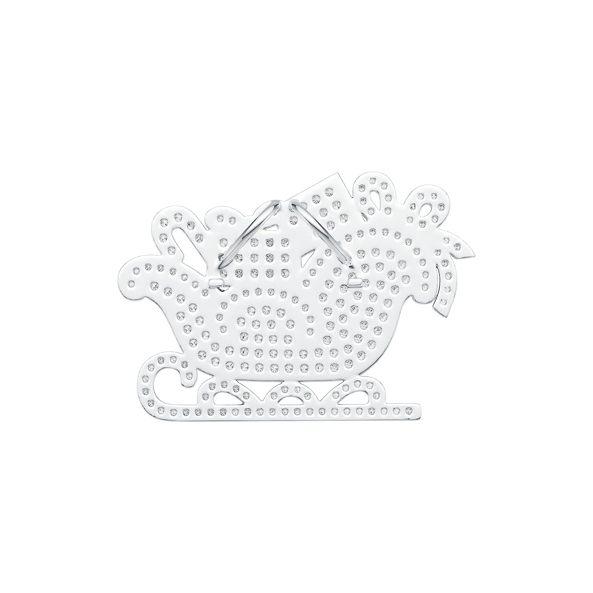 Sterling Silver Semi Mount Pendant Setting Round RD 1.5mm DHJ