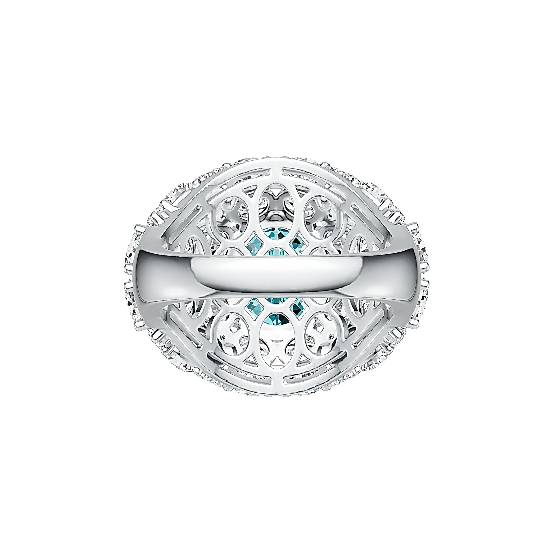 Sterling Silver Semi Mount Ring Setting Oval OV 10X8mm DHJ
