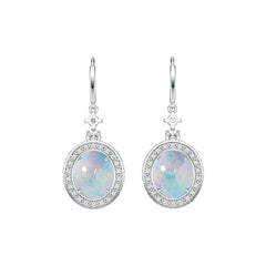 Sterling Silver Semi Mount Earrings Setting Oval OV 12X10mm Cabochon DHJ