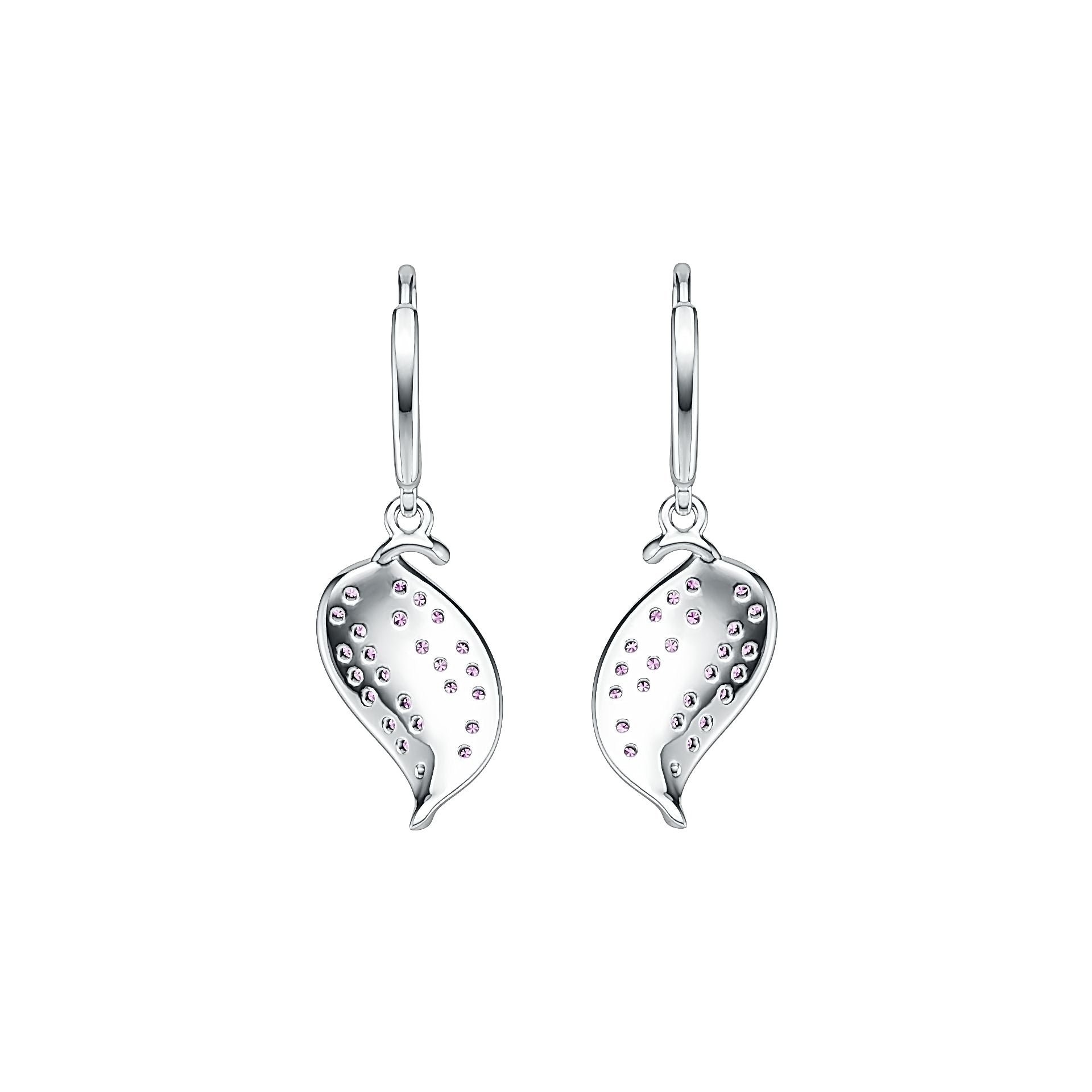 Sterling Silver Semi Mount Earrings Setting Round RD 1.3mm DHJ