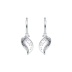 Sterling Silver Semi Mount Earrings Setting Round RD 1.3mm DHJ
