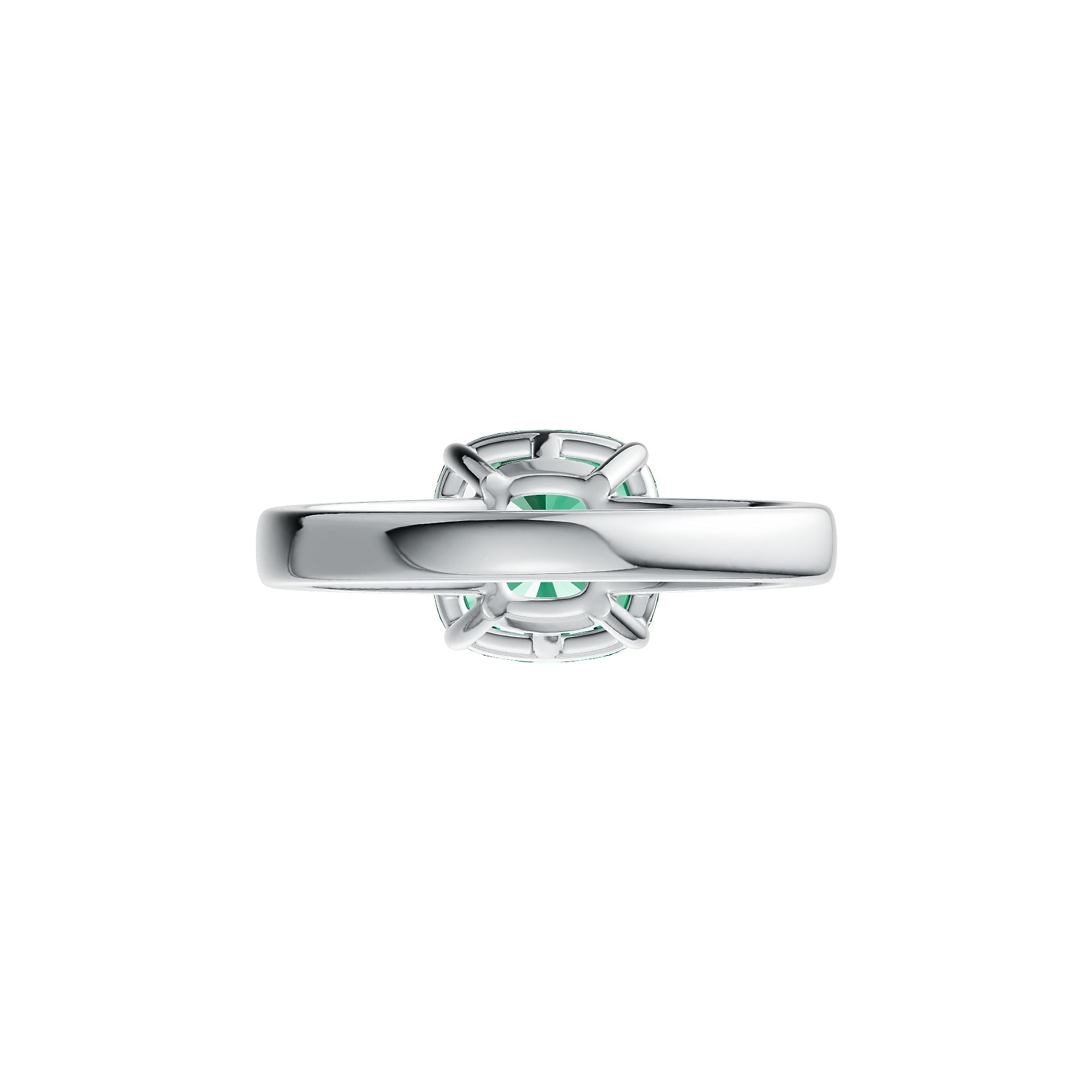 Sterling Silver Semi Mount Ring Setting Cushion CU 10X10mm Solitaire DHJ