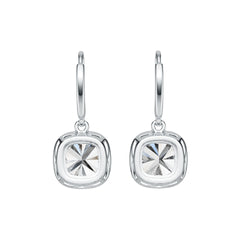 Sterling Silver Semi Mount Earrings Cushion CU 8X8mm Syzjewelry