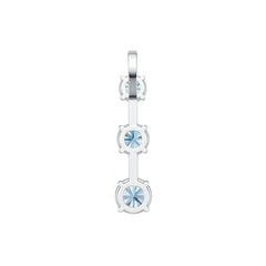 Sterling Silver Semi Mount Pendant Setting Round RD 8x8mm RD 7x7mm RD 6x6mm DHJ