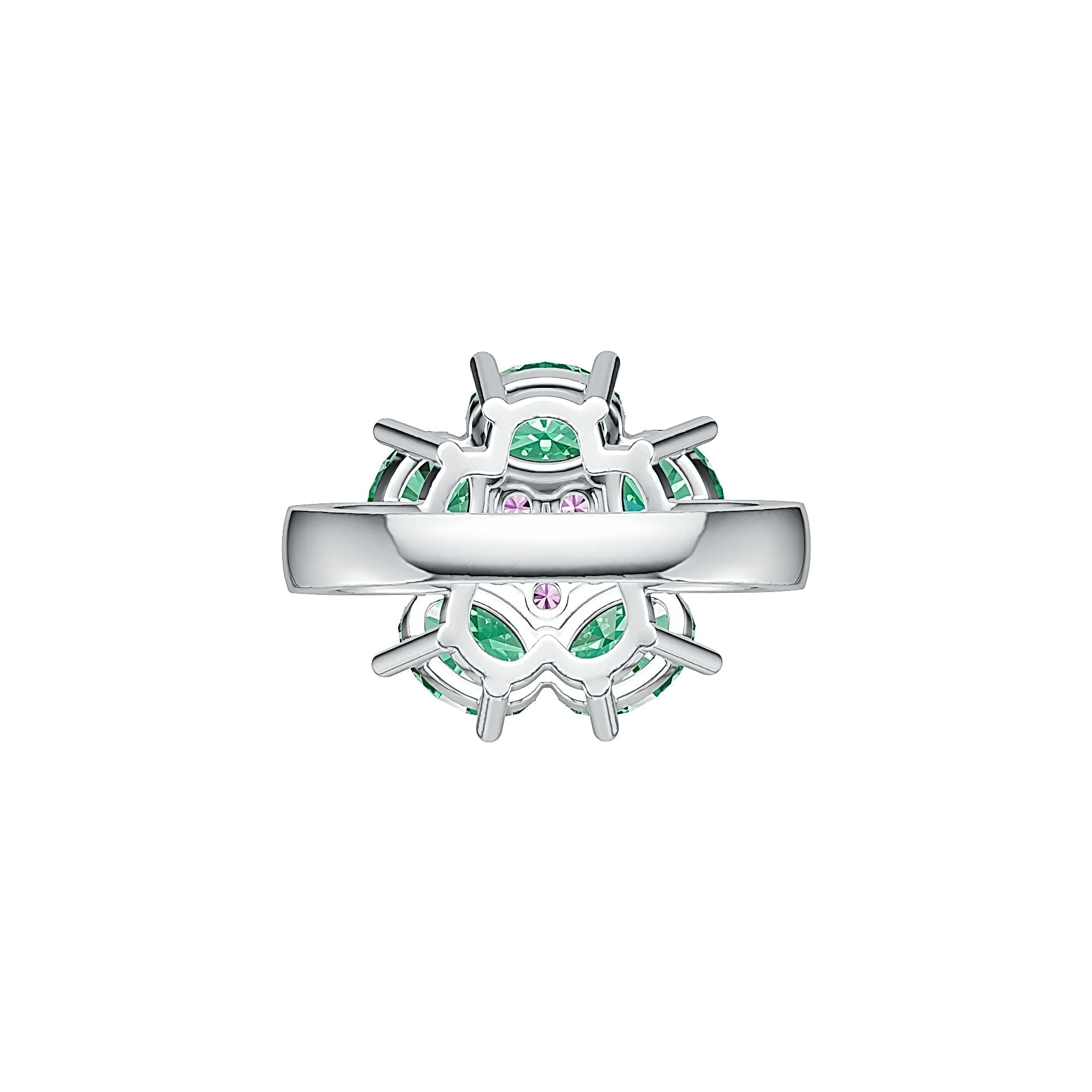 Sterling Silver Semi Mount Ring Setting Oval OV 7X5mm DHJ