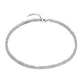 Exquisite Amazonite Stone Ladies Necklace Handmade Natural Beaded Chain Choker