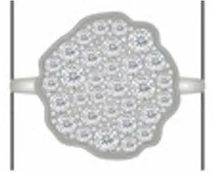 Sterling Silver Semi Mount Ring Setting Round RD 3x3mm - Syzjewelry