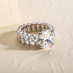 2 PC Oval Cut CVD Diamond 14K Gold Bridal Sets