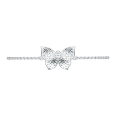 Sterling Silver Moissanite or Sapphire Bracelet Round RD 1.5mm