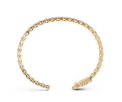 Sterling Silver Moissanite Moissanite or Moissanite Bracelet Pear PE 4X3mm