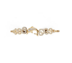 Sterling Silver Moissanite Bracelet Round RD 3X3mm