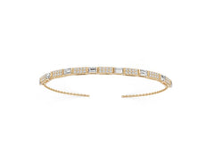 Sterling Silver Moissanite Bracelet 4X3mm