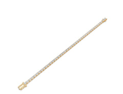 Sterling Silver Moissanite Bracelet Oval OV 4X3mm Tennis Moissanite Bracelet