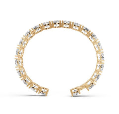 Sterling Silver Moissanite Moissanite or Moissanite Bracelet Round RD 8x8mm