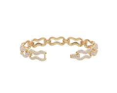 Sterling Silver Moissanite Moissanite or Moissanite Bracelet Round RD 1.5mm