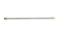 Sterling Silver Moissanite Bracelet Baguette BG 5x3mm