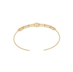 Sterling Silver Moissanite Bracelet Round RD 3x3mm