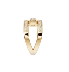Sterling Silver Moissanite Ring Round RD 1.5mm