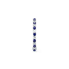 Sterling Silver Moissanite or Sapphire Bracelet Oval OV 8X6mm