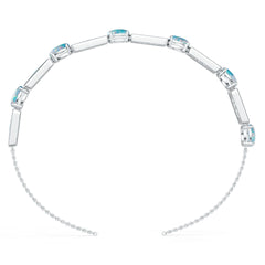 Sterling Silver Opal Bracelet 12X8mm